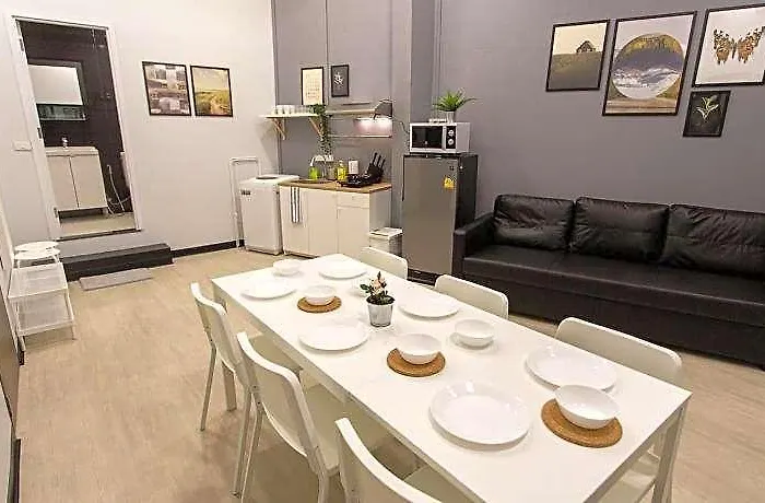 U1 Large 2 Bed Bts Udomsuk ホテル バンコク都
